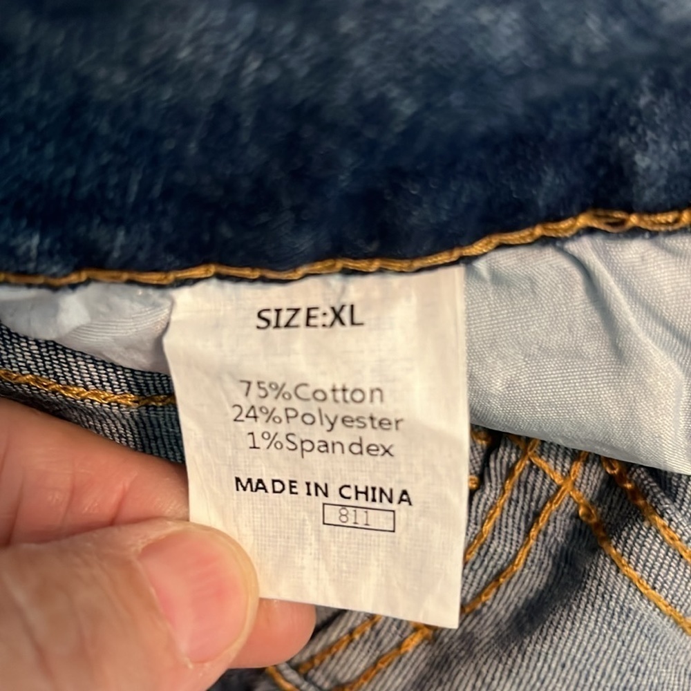 Patchwork Jeans distressed patch sunflower jeans - image 7